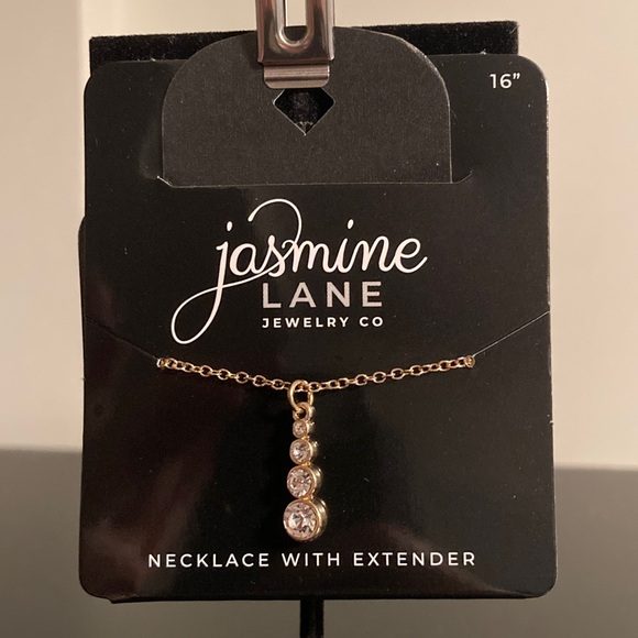 Jasmine Lane Gold Necklace With Extender 6$